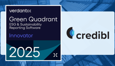 Credibl Recognised as an Innovator in Verdantix Green Quadrant - ESG & Sustainability Reporting Software 2025